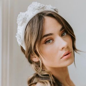 Maria Beaded 3D Floral Headband